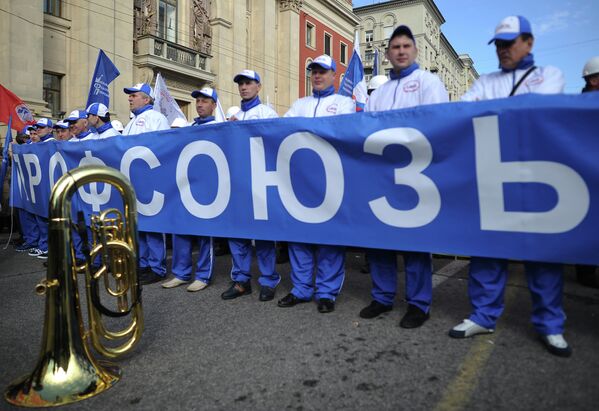 Manifestación del Primero de Mayo en Moscú - Sputnik Mundo