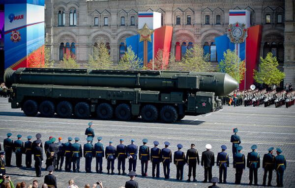 Ensayo general del Desfile del Día de la Victoria en la Plaza Roja - Sputnik Mundo