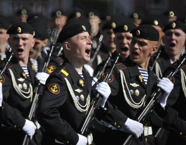 Ensayo general del Desfile del Día de la Victoria en la Plaza Roja - Sputnik Mundo