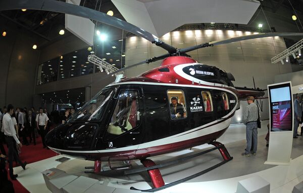 Helicópteros de todo el mundo en la exhibición HeliRussia 2012 en Moscú - Sputnik Mundo