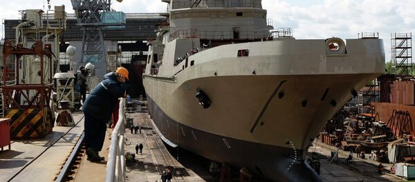 Buque Iván Gren, primera unidad del proyecto 11711 Buque Iván Gren, primera unidad del proyecto 11711 - Sputnik Mundo