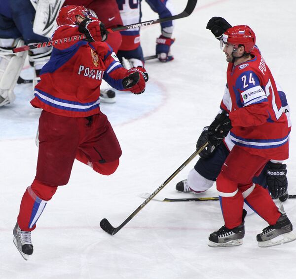 Selección de Rusia gana campeonato mundial de Hockey 2012  - Sputnik Mundo