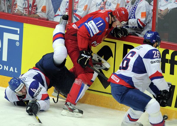 Selección de Rusia gana campeonato mundial de Hockey 2012  - Sputnik Mundo