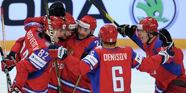 Selección de Rusia gana campeonato mundial de Hockey 2012  - Sputnik Mundo