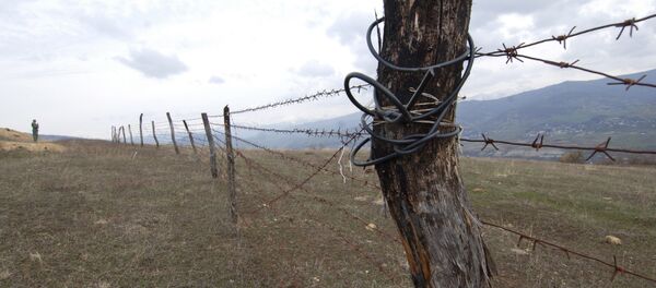 Разграничительная линия зоны действия миротворческих сил между Южной Осетией и Грузией - Sputnik Mundo