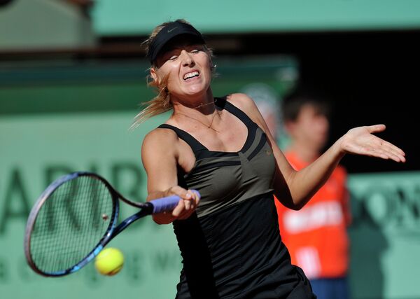 Primera victoria de María Sharapova en la semifinal de Roland Garros  - Sputnik Mundo