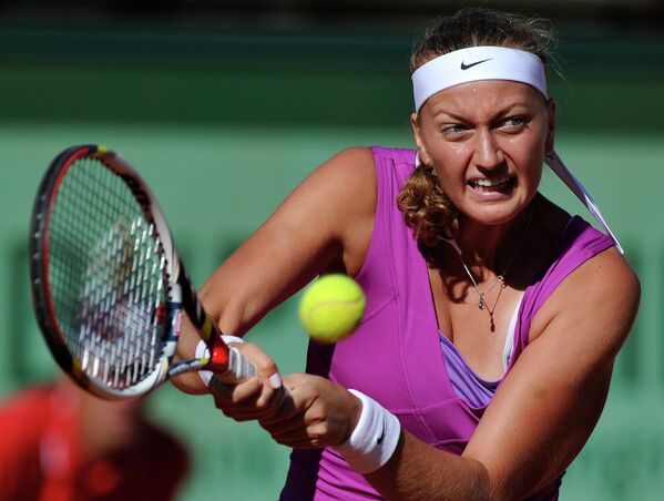 Primera victoria de María Sharapova en la semifinal de Roland Garros  - Sputnik Mundo