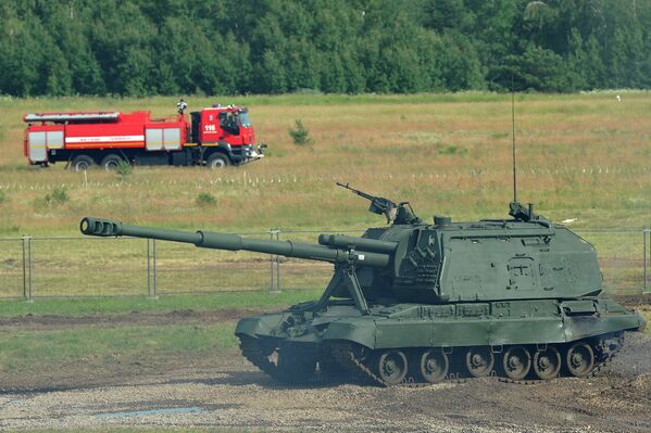 Tanques y misiles en el Salón Internacional Tecnologías de Ingeniería 2012 - Sputnik Mundo