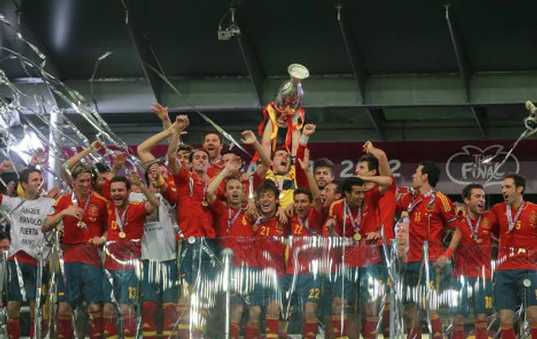 Celebración de la victoria de España en la Eurocopa 2012 Celebración de la victoria de España en la Eurocopa 2012 - Sputnik Mundo