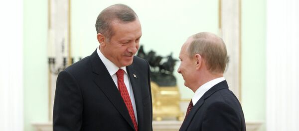 Presidente de Turquía, Recep Tayyip Erdogan y presidente de Rusia, Vladímir Putin - Sputnik Mundo