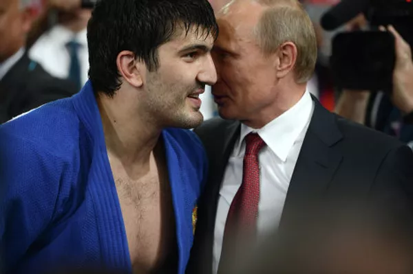 Judoca Taguir Jaibuláev, ganador del tercer oro olímpico de Rusia en Londres 2012 Judoca Taguir Jaibuláev, ganador del tercer oro olímpico de Rusia en Londres 2012 - Sputnik Mundo