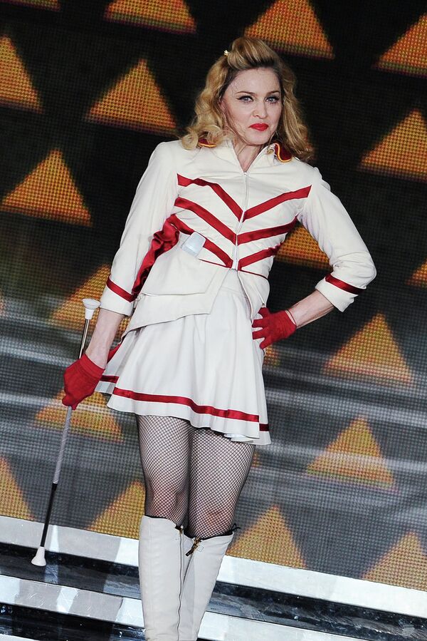 Madonna llega a Moscú con su nueva gira MDNA  - Sputnik Mundo