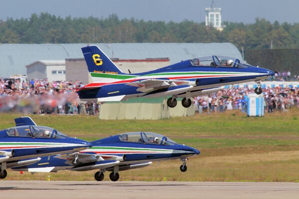 Fuerza Aérea de Rusia celebra su 100 aniversario con una exhibición espectacular Fuerza Aérea de Rusia celebra su 100 aniversario con una exhibición espectacular - Sputnik Mundo