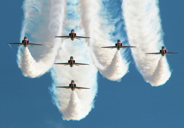 Fuerza Aérea de Rusia celebra su 100 aniversario con una exhibición espectacular Fuerza Aérea de Rusia celebra su 100 aniversario con una exhibición espectacular - Sputnik Mundo