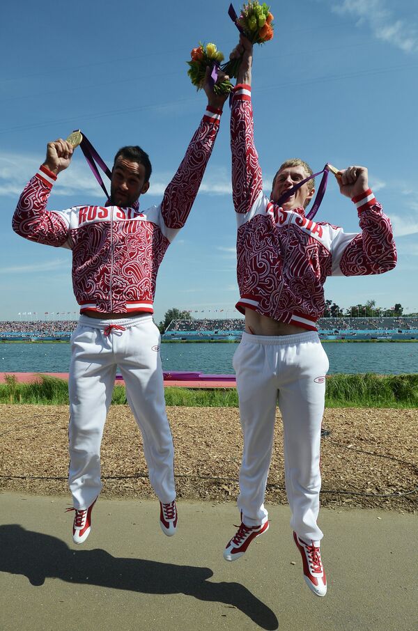 Medallistas de oro rusos en los JJOO de Londres - Sputnik Mundo