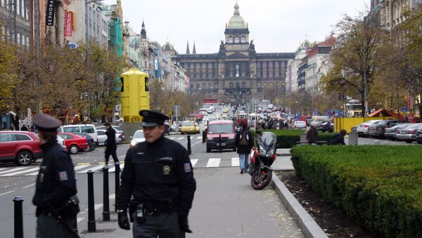 Policía en Praga - Sputnik Mundo