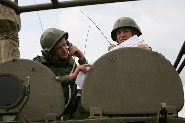 La Infantería motorizada (Archivo) - Sputnik Mundo