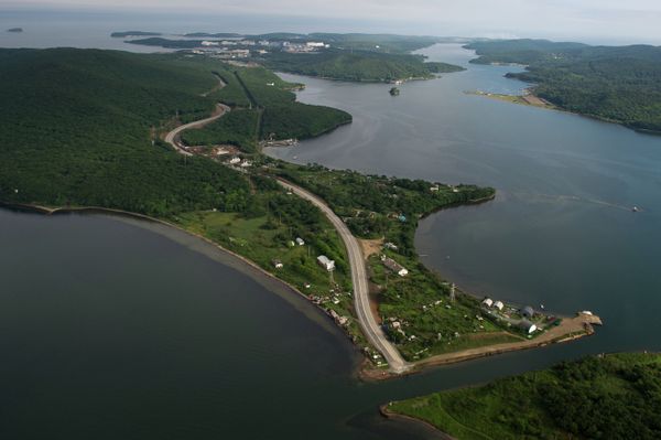 Vladivostok, sede de la cumbre de APEC 2012, a vista de pájaro - Sputnik Mundo
