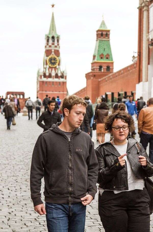 Mark Zuckerberg, por primera vez en Rusia - Sputnik Mundo