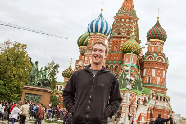 Mark Zuckerberg, por primera vez en Rusia - Sputnik Mundo