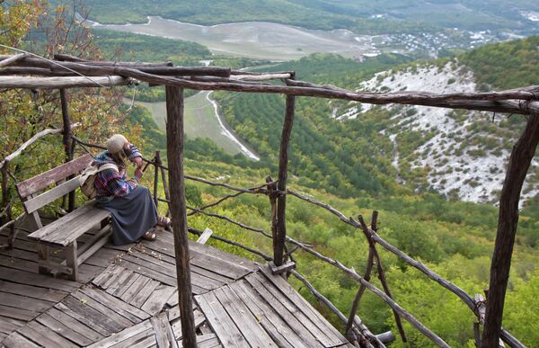 Monasterio de cuevas en Shuldán, Crimea   - Sputnik Mundo