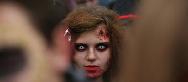 Парад зомби в Новосибирске Парад зомби в Новосибирске - Sputnik Mundo