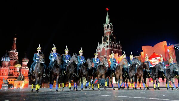 El Festival Internacional de Música Militar que en la Plaza Roja - Sputnik Mundo