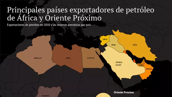 Principales países exportadores de petróleo de África y Oriente Próximo - Sputnik Mundo