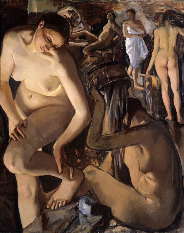 Zinaída Serebriakova, 'Baño', 1924 - Sputnik Mundo