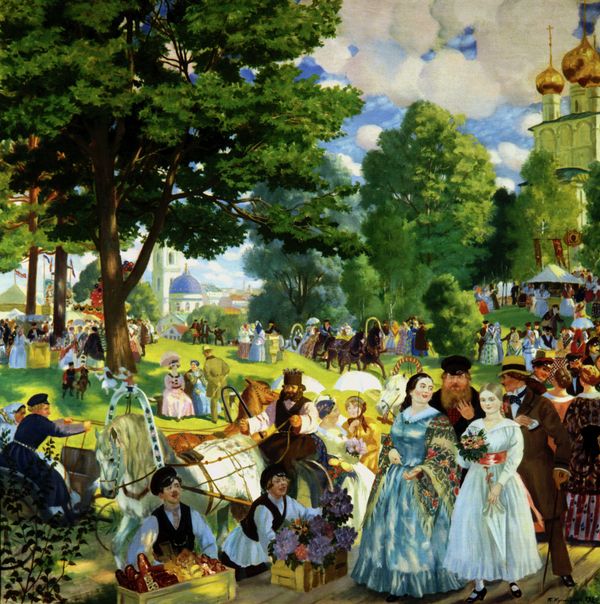Los maestros de la pintura rusa y sus obras: Borís Kustódiev Los maestros de la pintura rusa y sus obras: Borís Kustódiev - Sputnik Mundo