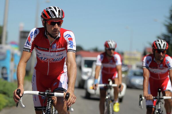 Integrantes del Katusha en shock tras quedar al margen de la UCI World Tour 2013 - Sputnik Mundo