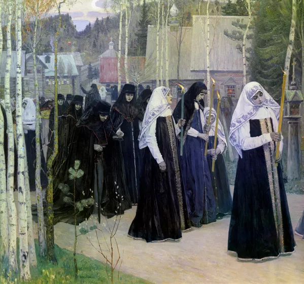 Los maestros de la pintura rusa y sus obras: Mijaíl Nésterov Los maestros de la pintura rusa y sus obras: Mijaíl Nésterov - Sputnik Mundo