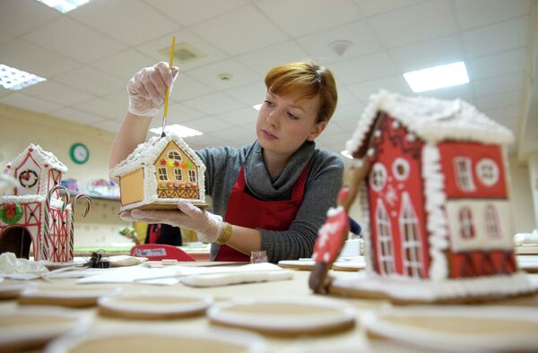 La casita de jengibre, el tradicional postre navideño - Sputnik Mundo