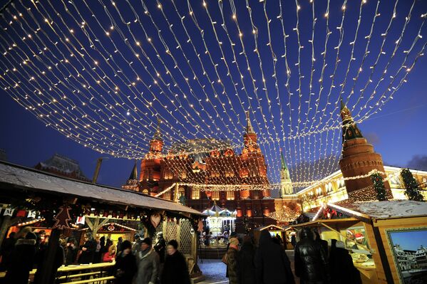 Moscú acoge la Feria de Navidad de Estrasburgo - Sputnik Mundo