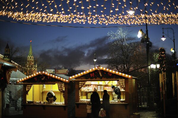 Moscú acoge la Feria de Navidad de Estrasburgo - Sputnik Mundo