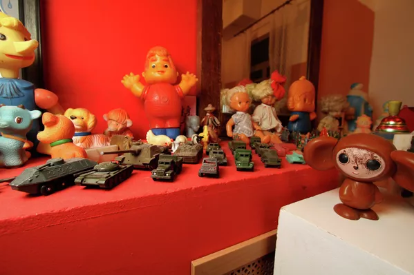 Objetos de la época soviética expuestos en un museo de Moscú Objetos de la época soviética expuestos en un museo de Moscú - Sputnik Mundo