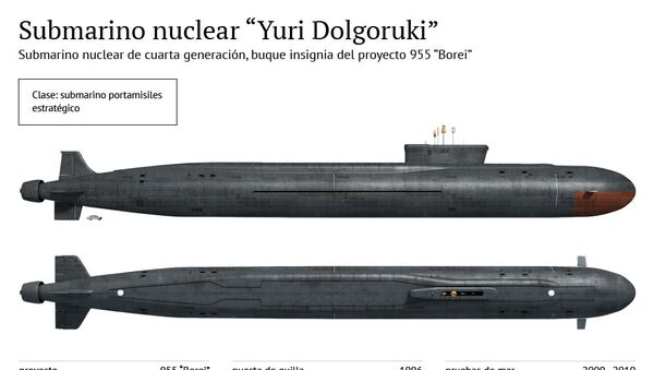 Submarino nuclear “Yuri Dolgoruki” - Sputnik Mundo