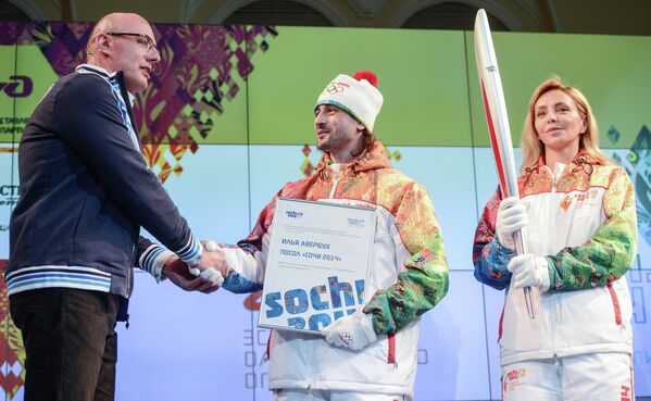 La antorcha de los Juegos Olímpicos de invierno Sochi 2014 - Sputnik Mundo