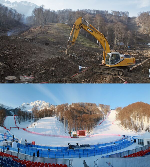 Instalaciones olímpicas de Sochi 2014: de concepción a construcción - Sputnik Mundo