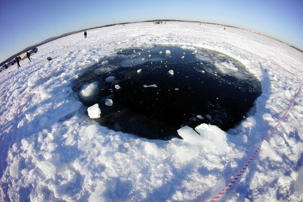 Fragmentos del meteorito hallados en Cheliábinsk - Sputnik Mundo