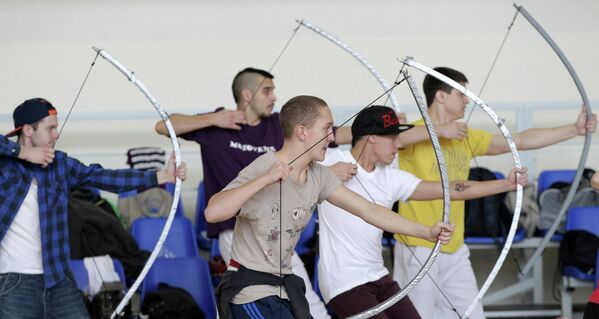 Ensayo de la Ceremonia de Apertura de los Juegos Universitarios 2013 en Kazán - Sputnik Mundo