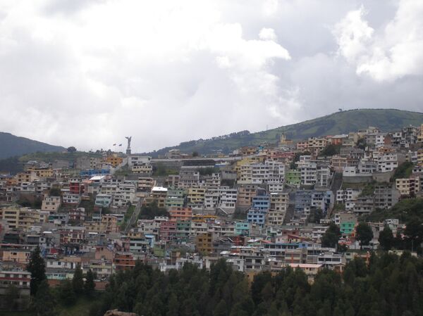 La vista actual de Quito, Ecuador - Sputnik Mundo