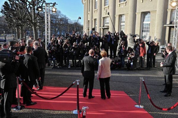 La visita de Vladímir Putin a Hannover - Sputnik Mundo