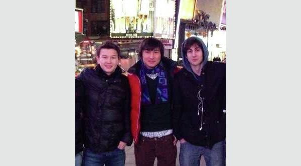 Azamat Tazhayakov, Dias Kadyrbayev y Dzhokhar Tsarnaev (archivo) - Sputnik Mundo