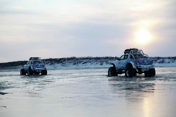 La expedición polar Amarok entra en el Libro Guinness - Sputnik Mundo