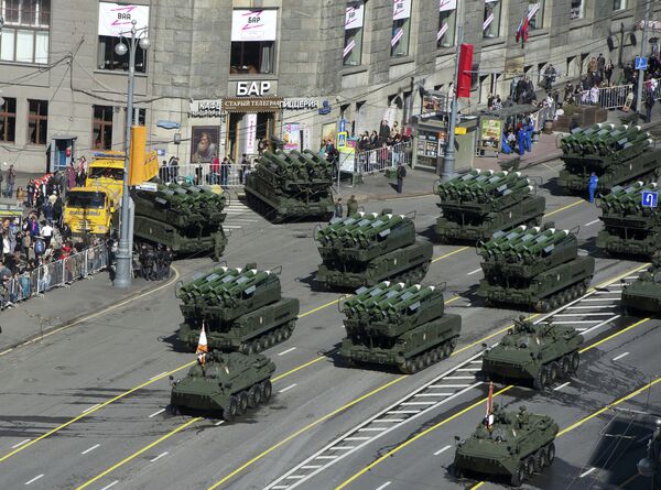 Ensayo general del Desfile del Día de la Victoria en la Plaza Roja - Sputnik Mundo