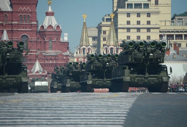 Ensayo general del Desfile del Día de la Victoria en la Plaza Roja - Sputnik Mundo