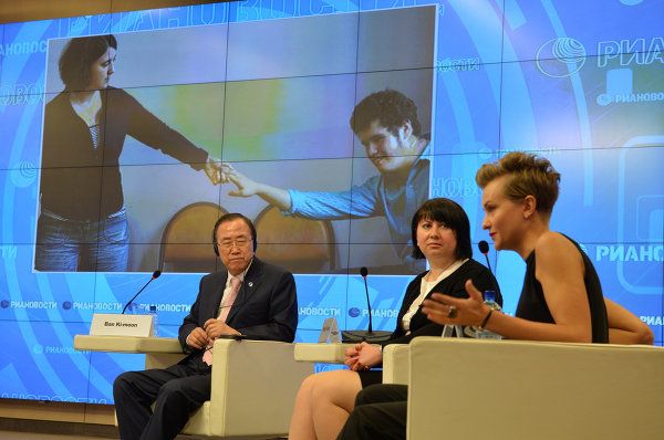 La visita del Secretario General de la ONU a RIA Novosti - Sputnik Mundo