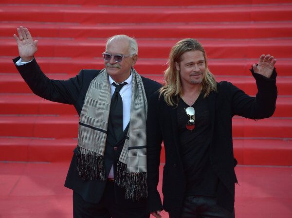 Brad Pitt en la inauguración del Festival de Cine de Moscú - Sputnik Mundo