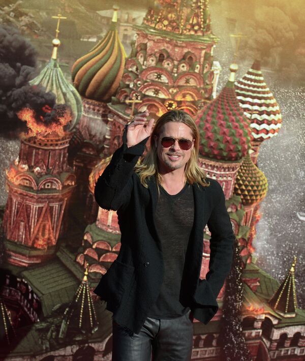 Brad Pitt en la inauguración del Festival de Cine de Moscú - Sputnik Mundo
